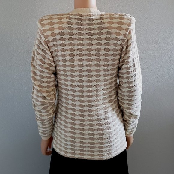 Vintage ST JOHN by Marie Gray for Neiman Marcus Santana Knit Blazer Sz 4 S - Picture 4 of 5